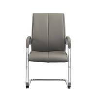 Chaises de bureau en cuir PU, de haute qualité, Design moderne, sans roues, prix d'usine
