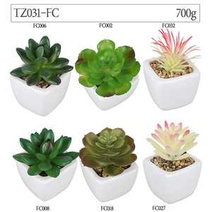 New Mini Artificial Green Plant Bonsai Set Fake Succulent Pot Diy Simulation Plant Small Simulation Plants Pot Sets
