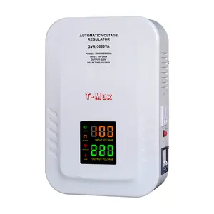 GVR-3KVA series wall-mounted type 220v power voltage regulator stabilizer with over current protection