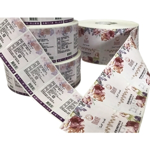 Custom Printed Cosmetic Bottle Adhesive Label Waterproof Bottle Sticker Label for Packaging - Product Image 1