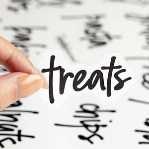 Đựng Thức Ăn nhãn cho container, in sẵn màu đen kịch bản thực phẩm nhãn dán + số cho Jar tổ chức và lưu trữ - Product Image 5