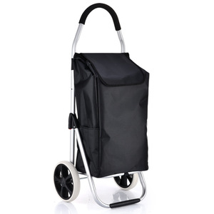 Tas Troli Belanja Lipat Portabel, Tas Troli Belanja Lipat Logam Portabel Portabel Roda Lipat Murah - Product Image 3