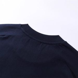 OVERSIZE Loose American Washed Do Old Retro Empalme de manga corta Color sólido Simple Versátil Camiseta Hombres y mujeres - Product Image 3