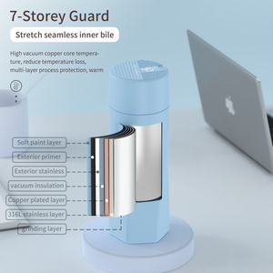 Nouvelle gourde isotherme intelligente en acier inoxydable avec affichage numérique LED 360 ml, isolation thermique 12-24h pour usage extérieur et hôtelier - Product Image 4