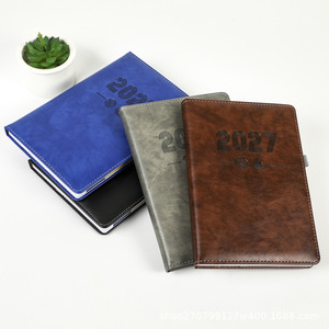 2027 Spanish Notebook A5 Business Style <b>Thread</b>-<b>Locked</b> Binding Customizable Logo Promotional Calendar - Product Image 2