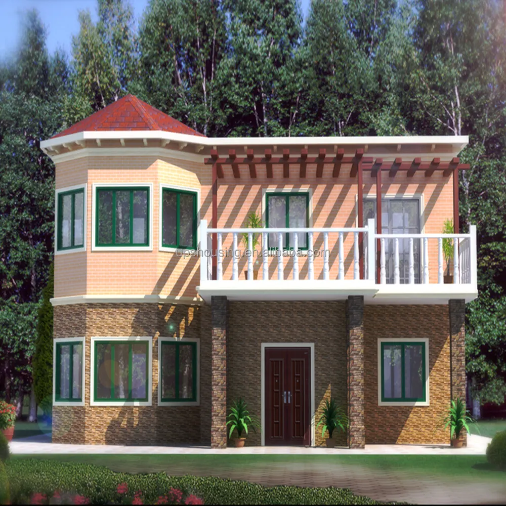 Prefabrikasi Wadah Lipat Rumah Prefab Modular