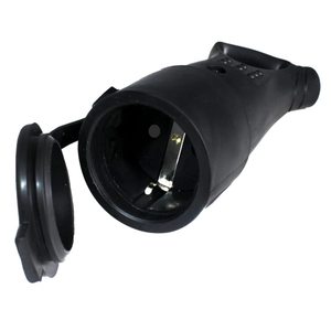 Zone en caoutchouc 16A avec fixation par le doigt, idéale pour des connexions sûres et efficaces dans les installations électriques. - Product Image 1