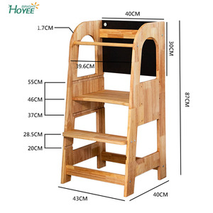Estante multifunción con <span class=keywords><strong>pizarra</strong></span> torre de aprendizaje taburete para niños Baño de bebé escalera de lavado de manos pies de cocina - Product Image 4