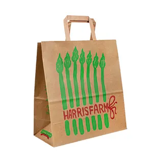 Custom Print Logo Shopping Craft kraft paper bag china eco amigável kraft paper bag