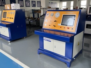 Áp SuấT Xi lanh khí tự động cho thiết bị kiểm tra Áo khoác Nước Thủy tĩnh vật liệu ABS bảo hành 1 năm cho thử nghiệm nén - Product Image 3