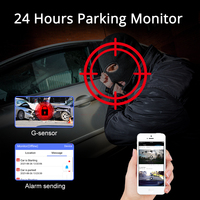 Caméra embarquée 4G avec carte SIM, streaming en direct avant et arrière, ADAS, WiFi, GPS, navigation, enregistreur DVR de voiture Android, écran tactile 3,0 pouces