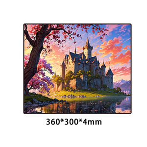 แผ่นรองเมาส์ผ้านุ่มสบายพร้อมสายยืดเรียบสำหรับสำนักงานและเล่นเกม - Product Image 5