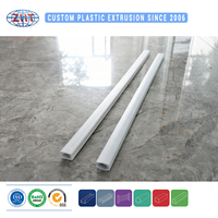 Profil d'extrusion personnalisé en PVC/ABS/PP/PE pour rail de glissière de rideau et rail de guidage de volet roulant