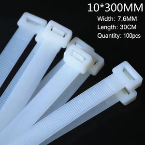 Attaches de câbles réseau en nylon autobloquantes pour la gestion des câbles <span class=keywords><strong>Ethernet</strong></span> avec étiquette pour rack de serveur - Product Image 3