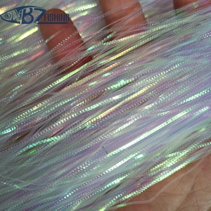 Fly Tying Materials Saltwater Flies Pike Skins Lateral Scale Corrugated Flash Strands <strong>Gliss</strong> and Glow - Product Image 1