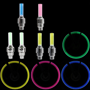 Lumière LED pour valve de vélo, lumière colorée pour capuchon de valve de pneu de vélo, pour la décoration des roues de vélo et de moto, vente en gros - Product Image 6