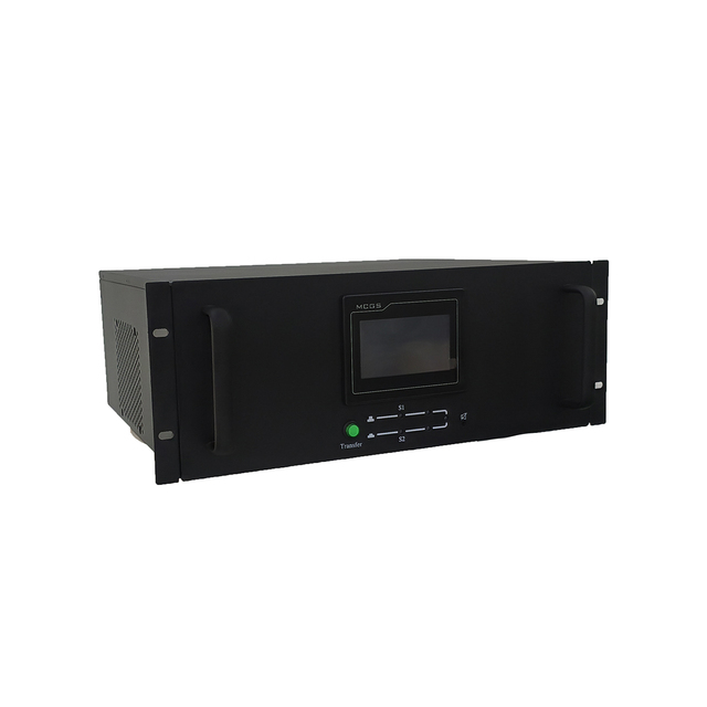 ATS Static Transfer Switch Rack 3 Phase 4P 100A STS 4ms Switching Time Brand MCB for Data Center 4U Power Distribution Equipment