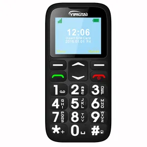 Best Selling 1.77 Inch FM 3G GSM Senior Cell Phone Best Feature Flashlight Speed Dial SOS Big Button Speaker Phone