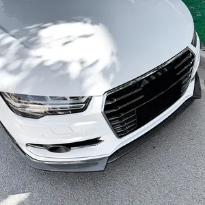 Pour A7 S7 C7 Sline 2015-2018 : Lame de protection inférieure de pare-chocs avant, diffuseur d'air, accessoires automobiles - Product Image 5