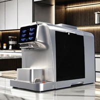Machine à Cappuccino Professionnelle Entièrement Automatique Wi-Fi avec Broyeur et Mousseur à Lait