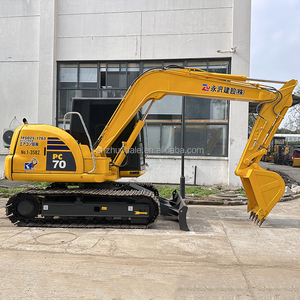 Excavatrice sur chenilles compacte Komatsu PC70-8 d'occasion, 7 tonnes, d'origine japonaise, en bon état - Product Image 5