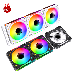LOVINGCOOL Tandem connessione ARGB ventola 12025mm custodia per <span class=keywords><strong>Computer</strong></span> <span class=keywords><strong>Gaming</strong></span> <span class=keywords><strong>CPU</strong></span> Cooler per Pc radiatore in rame ventola telecomando - Product Image 4