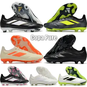 Copa Pure Mundial FG Hommes Chaussures De Football Injection.3 Crazycharged Pack Low Champions Chaussures Blanc Crazyrush Pearlized Outdoor Big