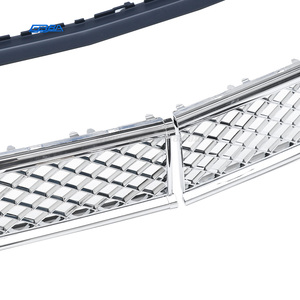 กันชนหน้า Bentley Flying Spur พร้อมกระจังหน้า คุณภาพสูง ของใหม่ ผลิตจากพลาสติก สีดำและสีเงิน - Product Image 5