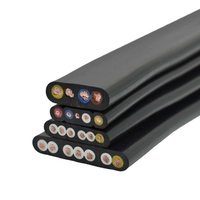 Wasserdichtes zertifiziertes Gummi PVC 3C 4 mm2 6 mm2 10 mm2 Isolierung Flach draht Stromkabel Pumpen kabel Tauch-Tiefbrunnen pumpen kabel