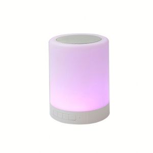 Haut-parleur intelligent portable sans fil Bluetooth avec lumière LED colorée tactile, 7 couleurs réglables, lumière de nuit - Product Image 6