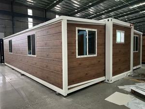 Maisons conteneurs pliables de luxe extensibles 20 pieds 40 pieds 4 chambres, design moderne, structure en acier, pour bureaux, bâtiments et maisons de centre commercial - Product Image 4