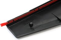 OVOVS Auto Tailgate Spoiler Molding Caps Truck Tail Gate Bed Lip Cover Top Edge Guard Protector for Dodge Ram 2009-2018 1500