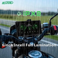 Vente flash IPX8 6 pouces TPMS DVR Carplay pour motos Moto Android Auto Carplay Moto