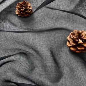 Rideau occultant moderne en tissu léger de style lin polyester/coton, ignifuge, à œillets, prix bas, fourni par l'usine - Product Image 5