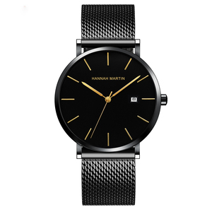 Reloj de cuarzo minimalista unisex con caja de correa de acero inoxidable de 5mm diseño de moda Original para fábrica de negocios informal al por mayor - Product Image 3