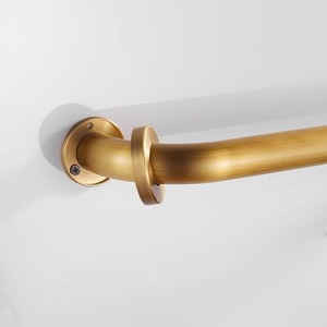 Barras de apoyo Junsway de 40 cm, de aluminio pulido, barandilla de seguridad para baño, escaleras y inodoro - Product Image 2
