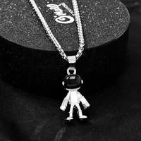 Pendentif tendance polyvalent en alliage pour hommes, style hip-hop, mode de rue pour étudiants et adultes, vente en gros de colliers pour hommes et femmes