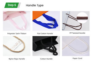 Bolsa de compras de papel laminado negro de lujo personalizado con asa de cinta, bolsa de embalaje de regalo impresa con logotipo de Sonpha para <span class=keywords><strong>Boutique</strong></span> - Product Image 5