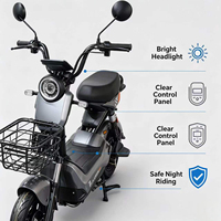 Vélo électrique de ville E Moto, 500W 48V, E-bike 60V 20Ah, trottinette électrique pour adultes
