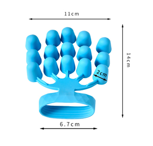 Trois vitesses réglable doigt Span Endurance Silicone musculation Flexible exercice civières doigt poignée pince - Product Image 3