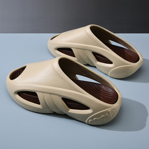Men's Summer EVA <b>Slide</b> Sandals White Black Khaki Dark Green Outdoor Casual Wear Resistant Non <b>Slip</b> Thick Sole - Product Image 3