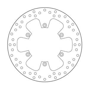 แผ่นดิสก์เบรกหน้าสำหรับ Brembo Serie Oro วัสดุเหล็กสำหรับรถรุ่น Geely เข้ากันได้กับ Beta RR 400 13-14 - Product Image 1