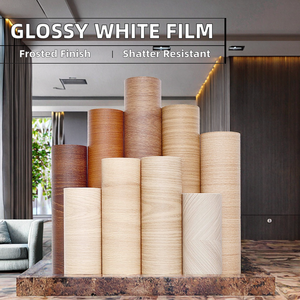 Nuevas Películas de PVC Innovadoras Blancas Brillantes a Prueba de Explosiones <span class=keywords><strong>para</strong></span> Muebles, Adhesivo <span class=keywords><strong>para</strong></span> <span class=keywords><strong>Madera</strong></span> de Gabinetes y Mesas - Product Image 2