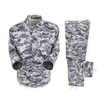 Tenue tactique personnalisée ACU camouflage urbain numérique ignifuge en polyester et coton tissé avec tissu mélangé durable