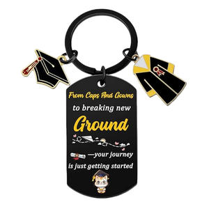 Llavero Personalizado de Acero Inoxidable con Corazón Dorado, Sublimación, Zinc, Hierro, Moderno, Impermeable, Ligero, para Bodas - Product Image 2