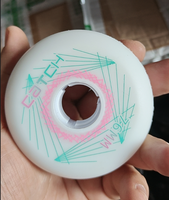 Patins à roulettes en ligne/à roulettes en PU résistant à l'usure et à haute élasticité pour l'extérieur, roues de frein 90A, roues entièrement en PU
