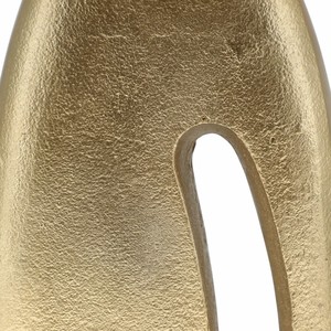 Vaso da tavolo moderno in metallo con design traforato per decorazioni con erba della pampa o steli artificiali - Product Image 5