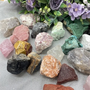 Materiali misti campione di cristallo curativo naturale <span class=keywords><strong>minerale</strong></span> di calcedonio blu grezzo per la decorazione - Product Image 3