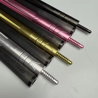 Queue de billard professionnelle YFEN 1/2 en fibre de carbone, pointe multicouche 11,5 mm 12,5 mm, enveloppe en cuir, embout métallique