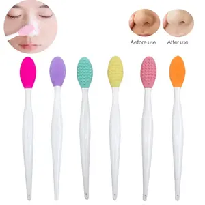 2023 new arrival nose Washing brush Skin Care Tool Silicone Facial Cleaning Brush portable cosmetic cleanser brush